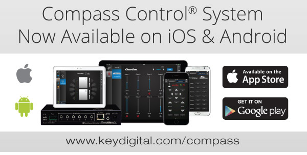 Compass Control System Now Available on iOS and Android.